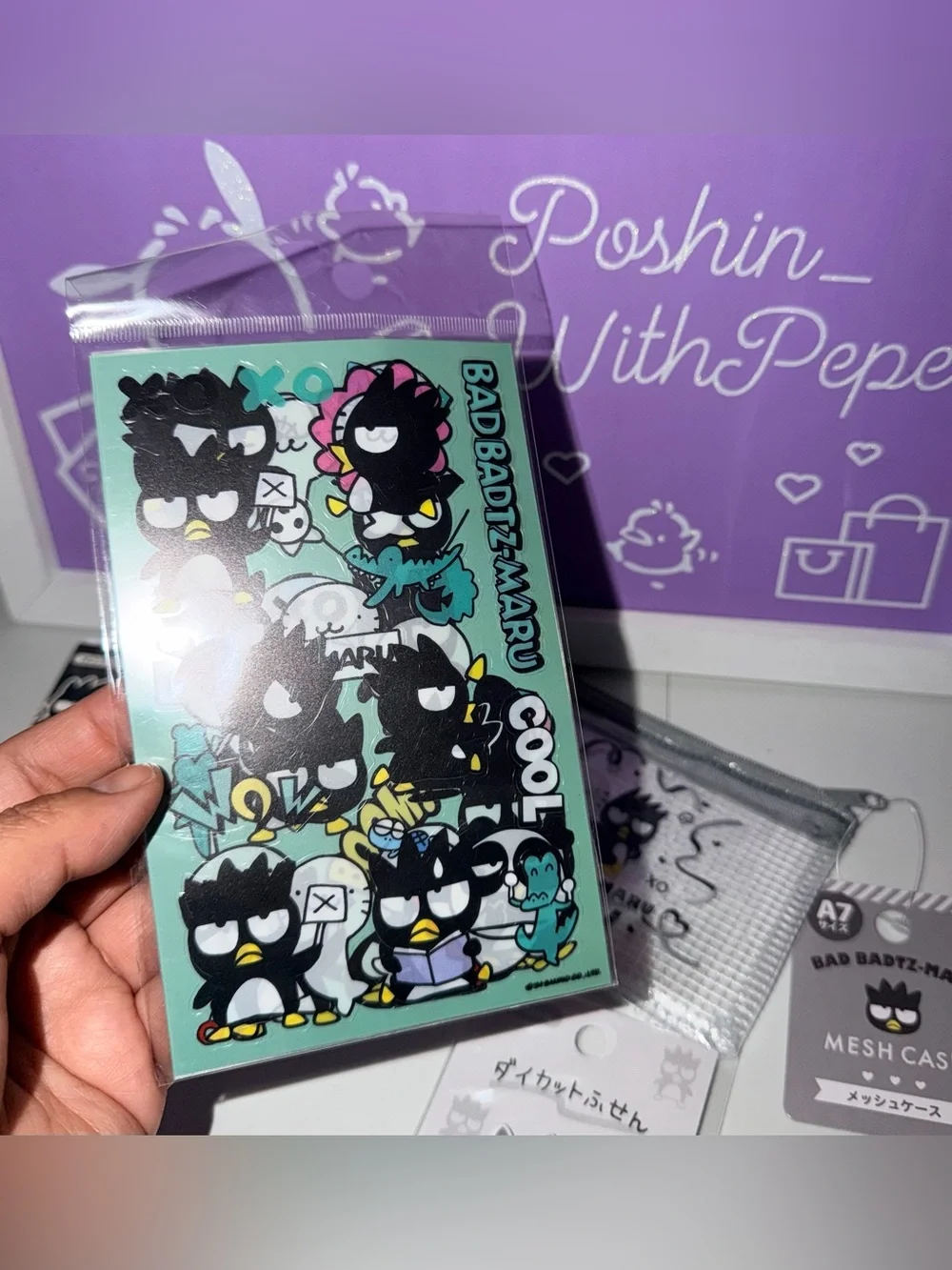 🖤NWT Sanrio Bad Badtz-Maru Stationery bundle